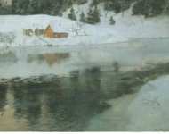 Thaulow Frits Johann Fredrik Winter Landscape - Hermitage